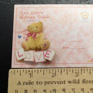 Cherished Teddies Love Lapel Pin